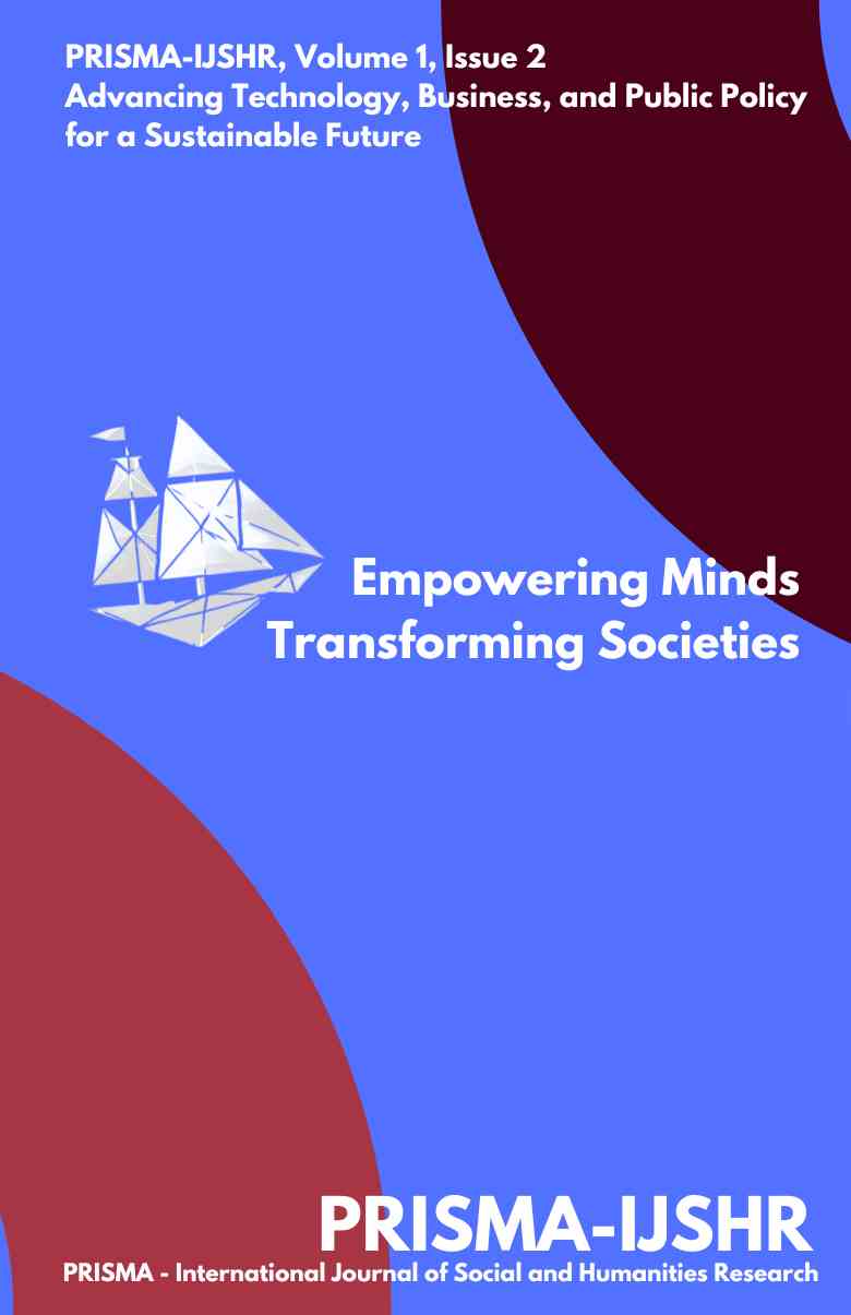 					View 2025: PRISMA-IJSHR, Volume 1, Issue 2 (October 2025) Advancing Technology, Business, and Public Policy for a Sustainable Future
				